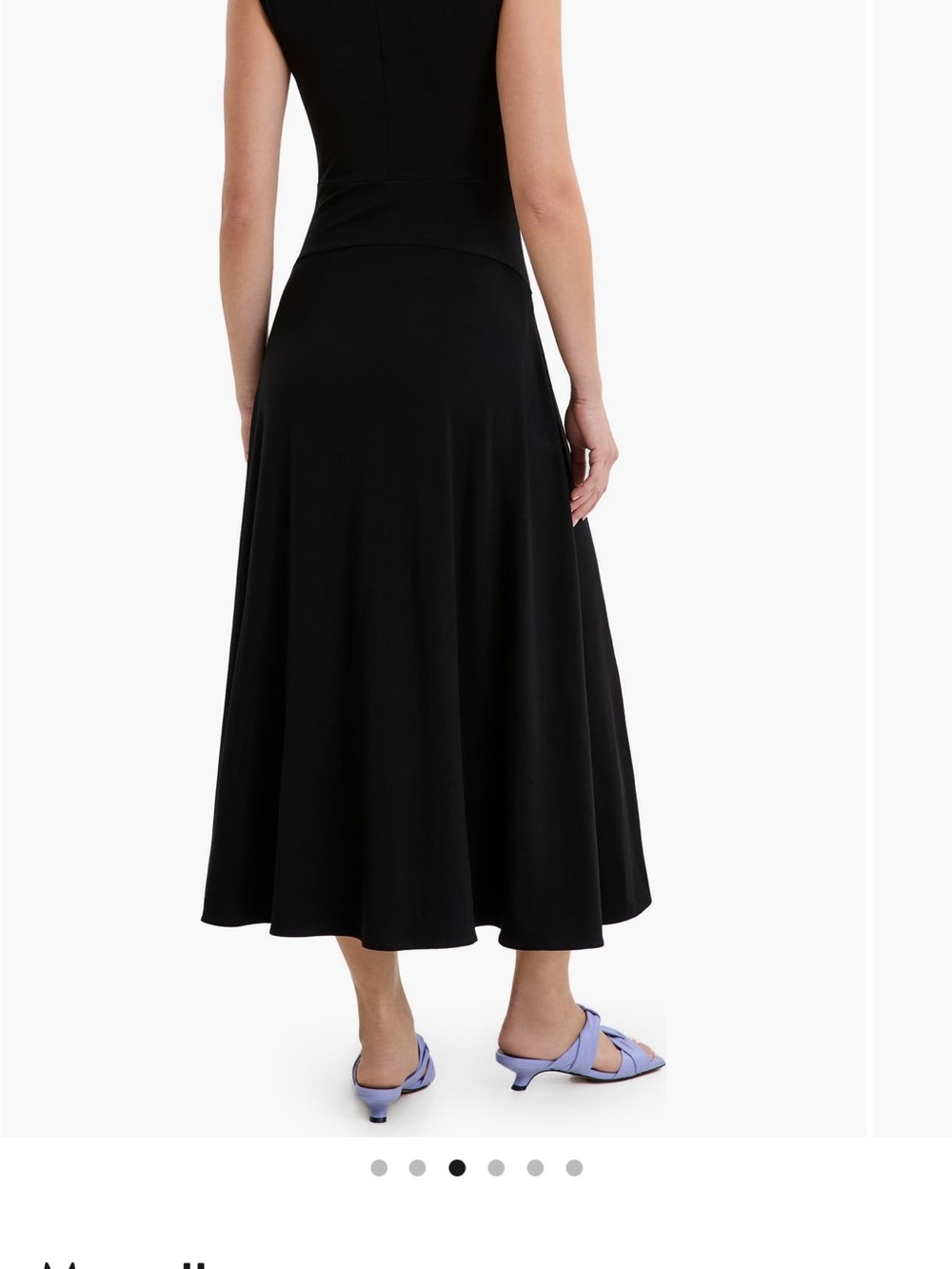 NWOT Marcella $145 (current)
Alina Black Cap-Sleeve Midi
Dress SMALL - Picture 3 of 4